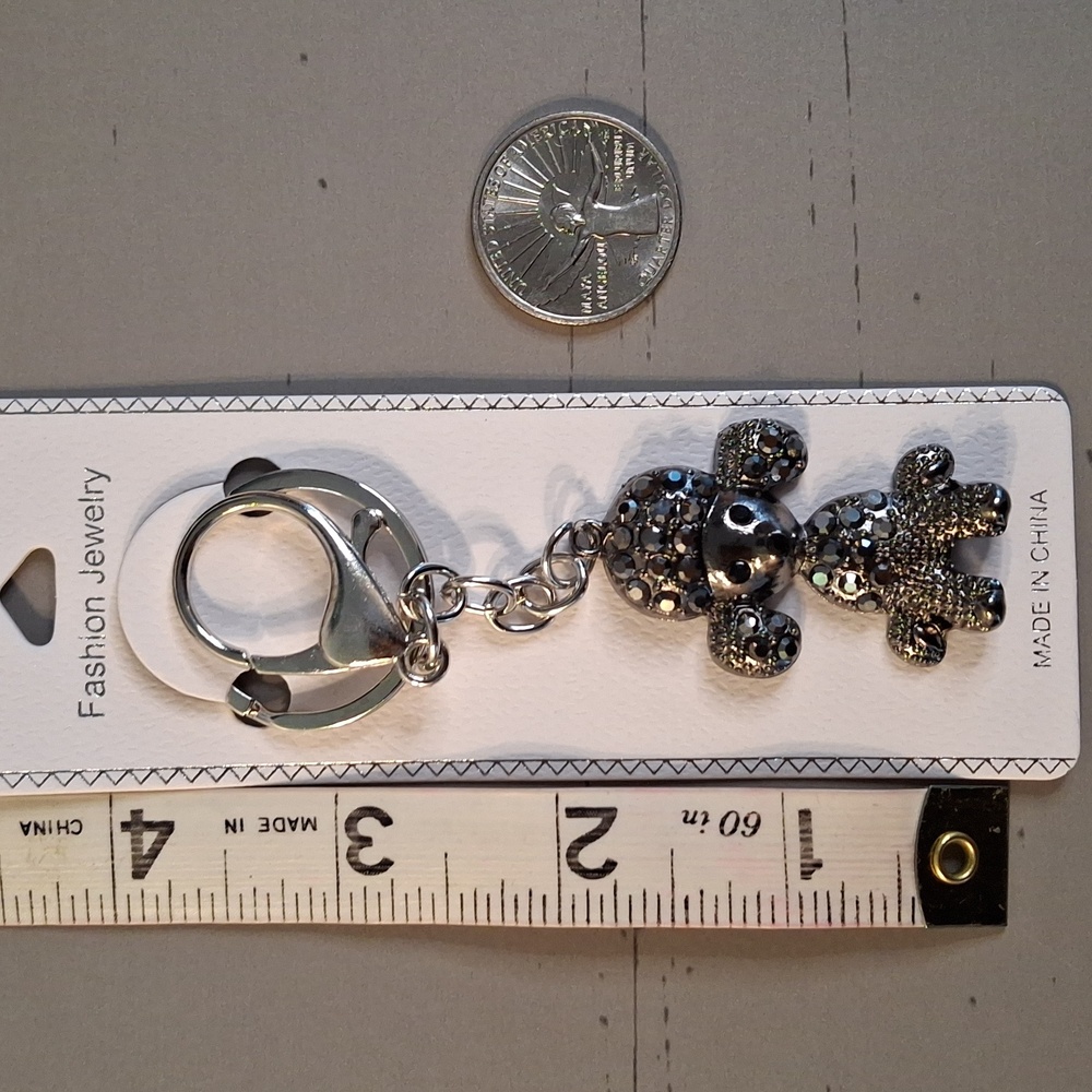 Silver Poodle Keychain/Purse Charm 10 Available - Picture 5 of 5